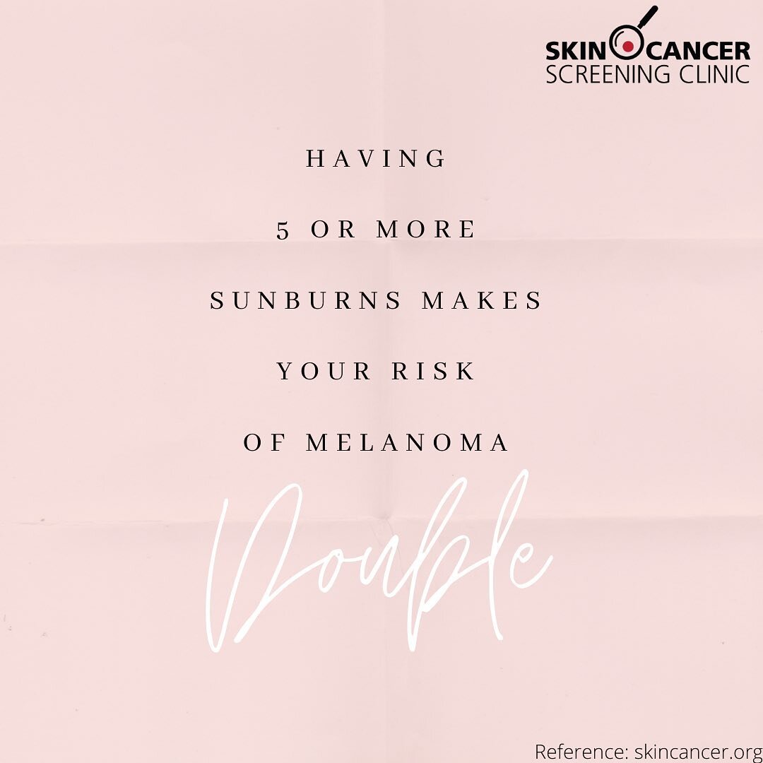 Watch out for those sunburns this summer! Don't forget to cover up or wear sunscreen. #skincancerprevention #knowledgeispower #sunburn #melanoma #summer2021