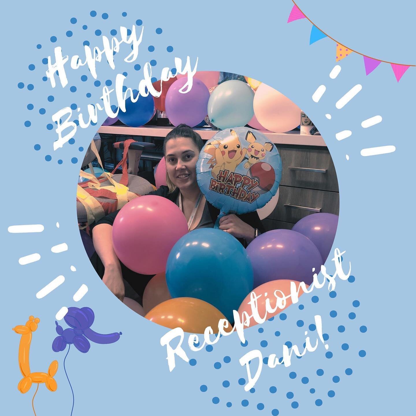 Today is our receptionist Danijela's Birthday! Let's wish her a happy birthday down below! 
#happybirthday #happybirthdaytoyou #receptionist #teammember #pokemon #pokemonfan