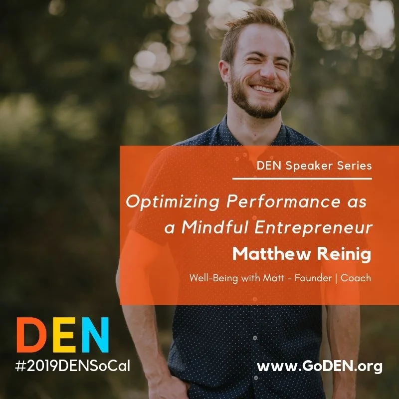 Optimizing Performance as a Mindful Entrepreneur 