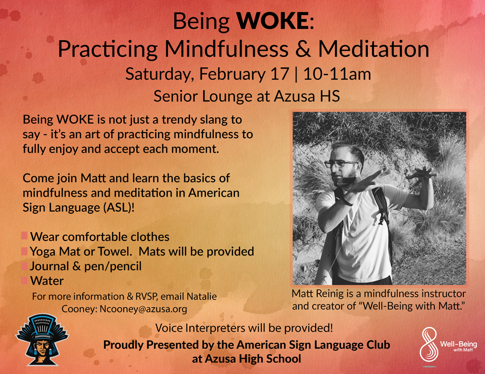 Being WOKE: Practicing Mindfulness &amp; Meditation | School Workshop