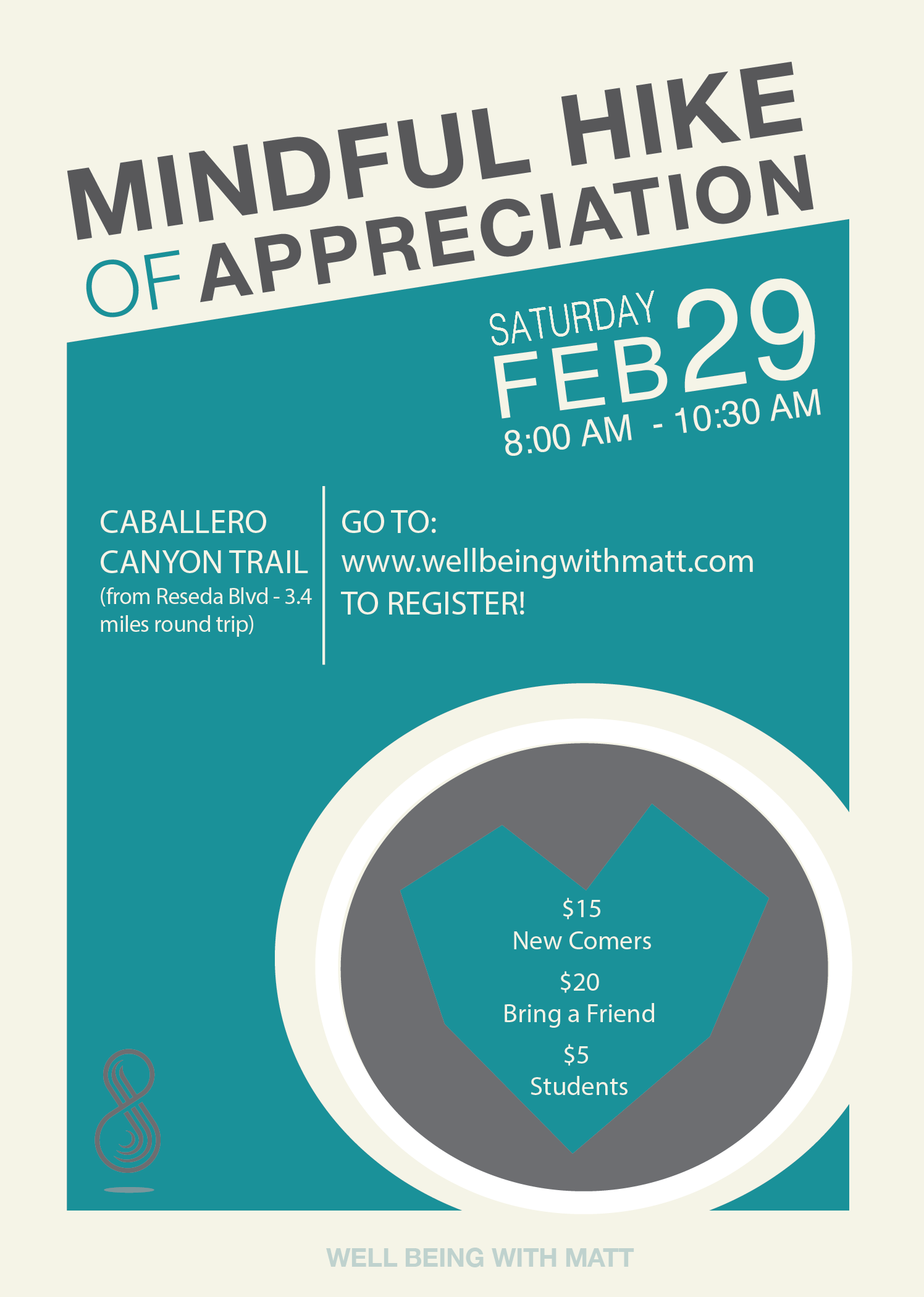 Mindful Hike of Appreciation Flyer