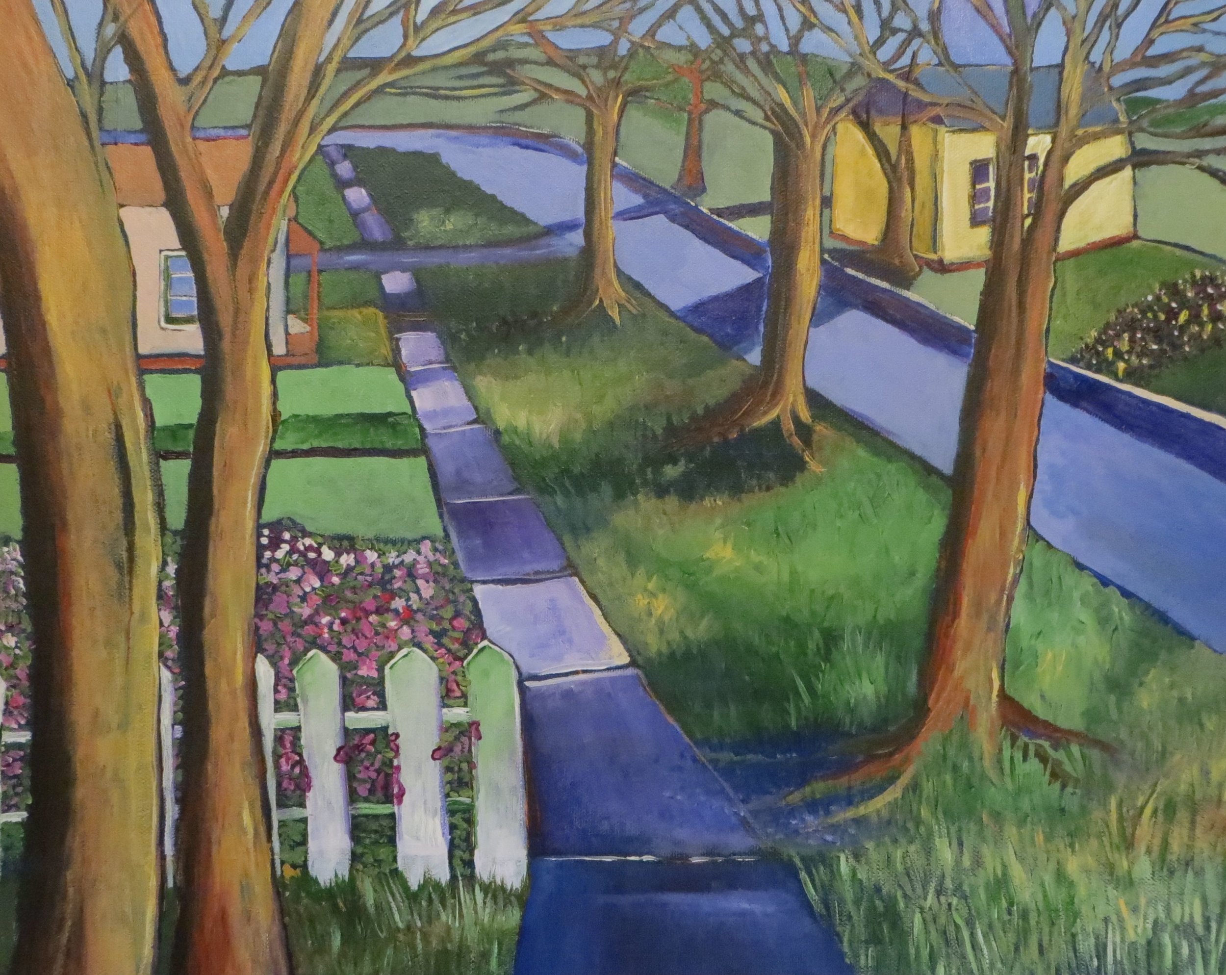 Open Spring Road- 20"x16"