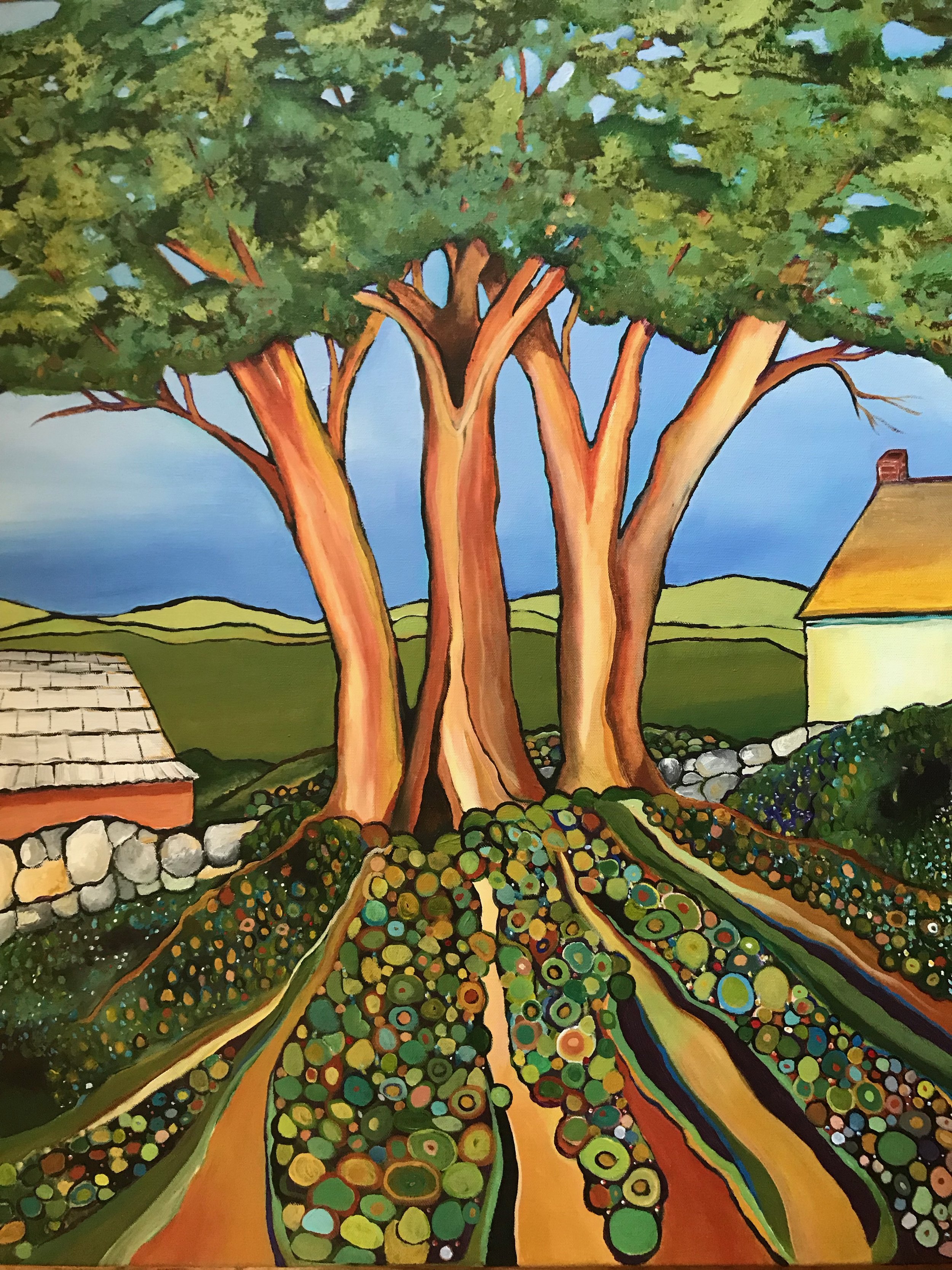 Sold: Jenny's Trees-24"x30"; May 2019