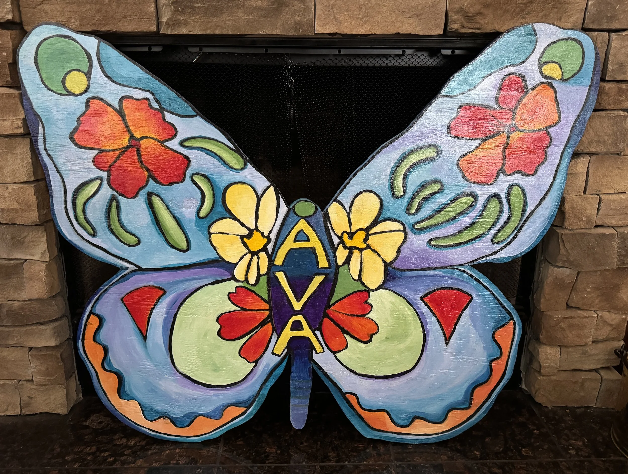 Memorial for Ava and her family; not for sale