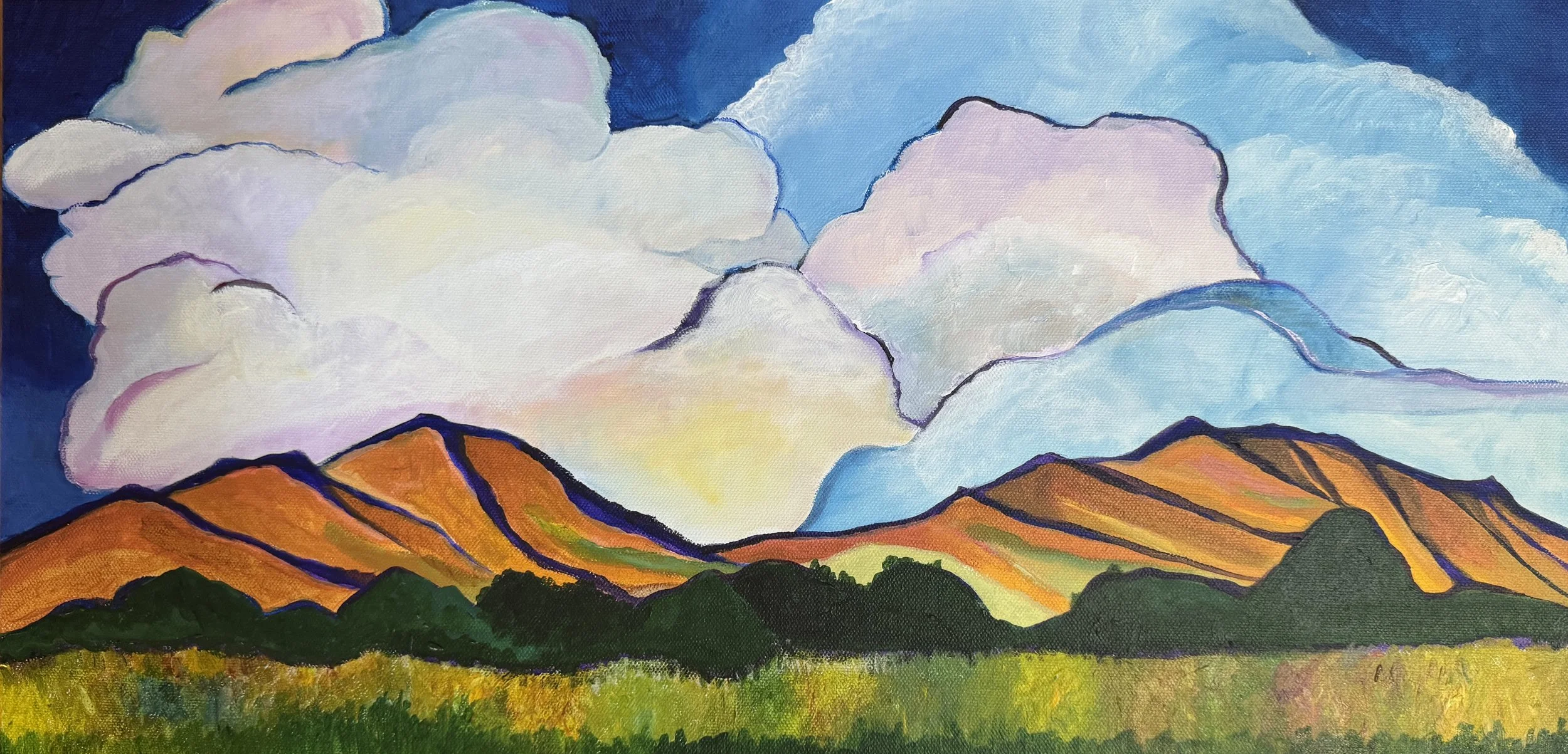 Walk the Earth- Acrylic on Canvas- July 2025; Available