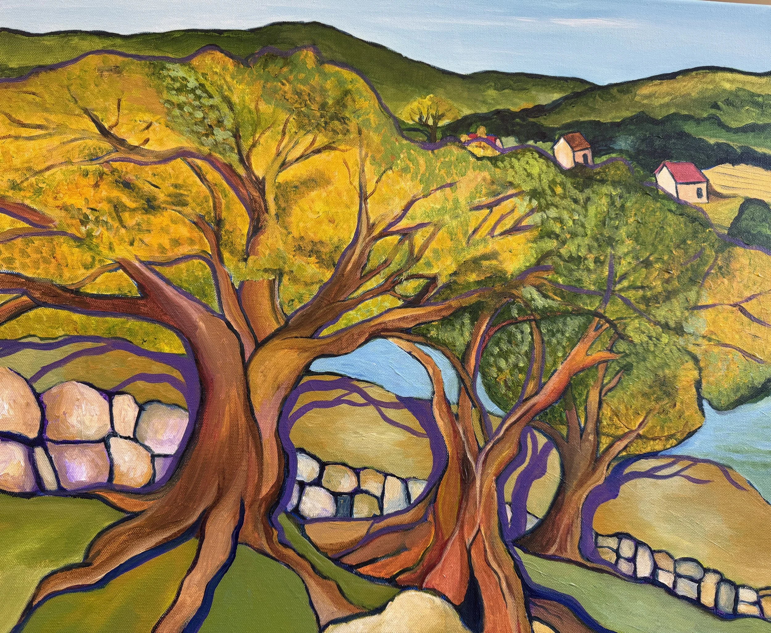 Golden Season- (20"x24") acrylic on canvas; Oct. 2025 - Available