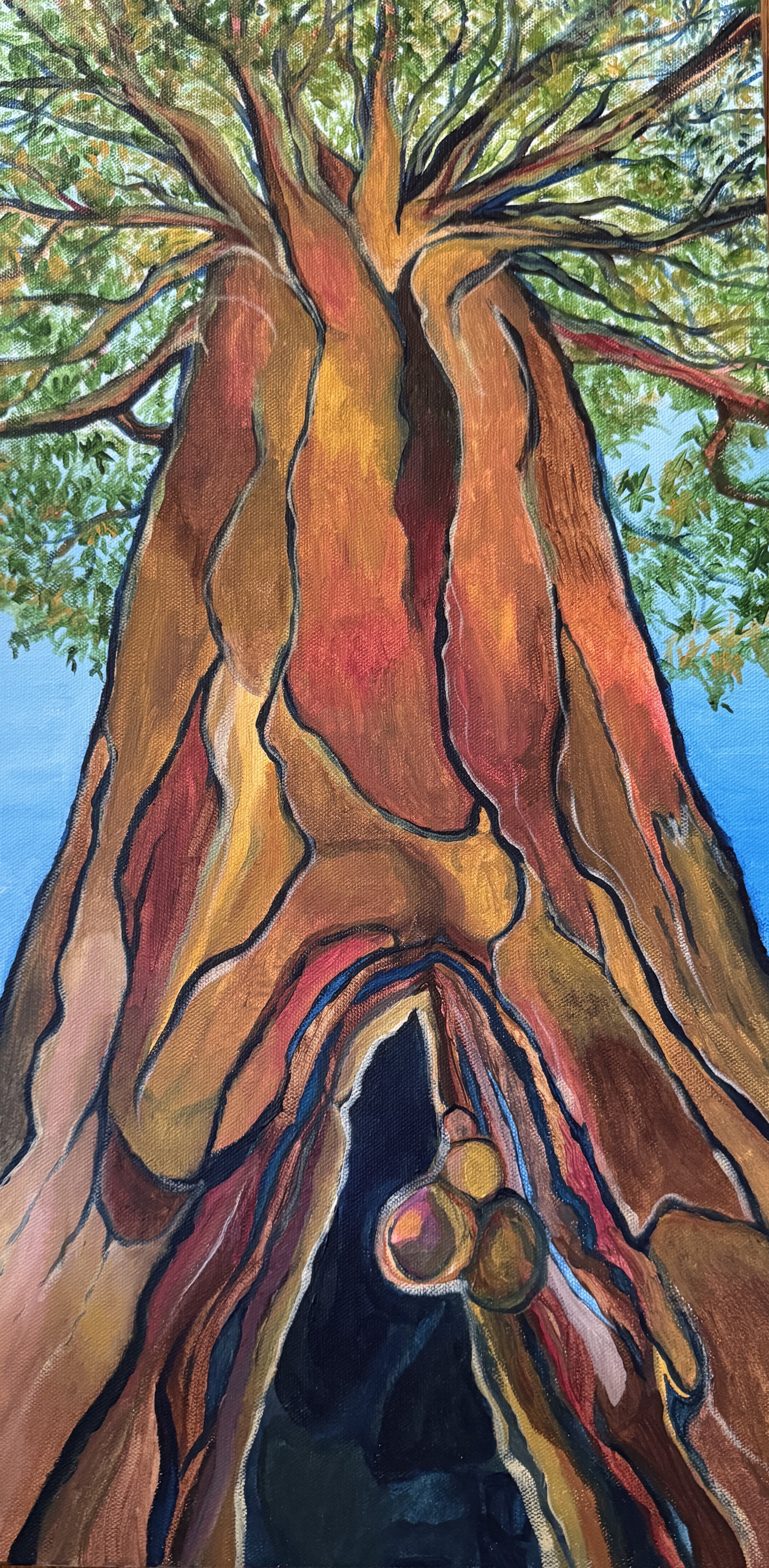 Trees are Grand- (24"x12) acrylic on canvas; Oct 2025 (Available)