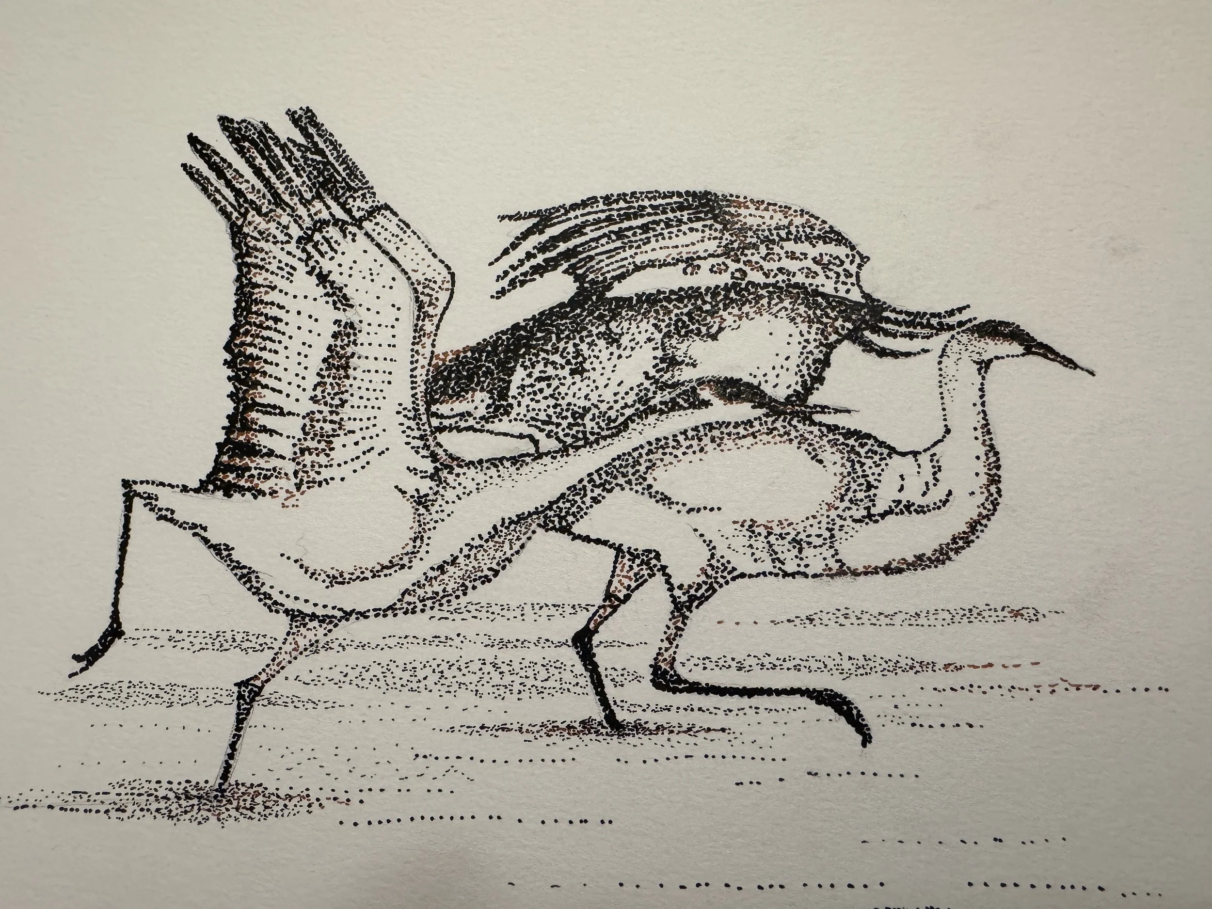 Cranes on the Wing- Sold 