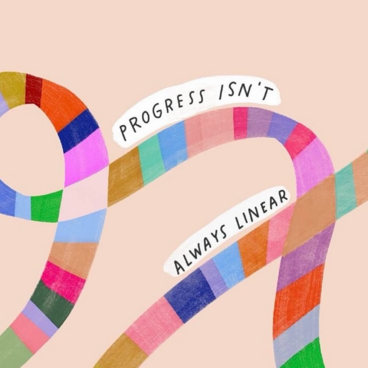 Progress isn&rsquo;t always linear 💕🌺😍