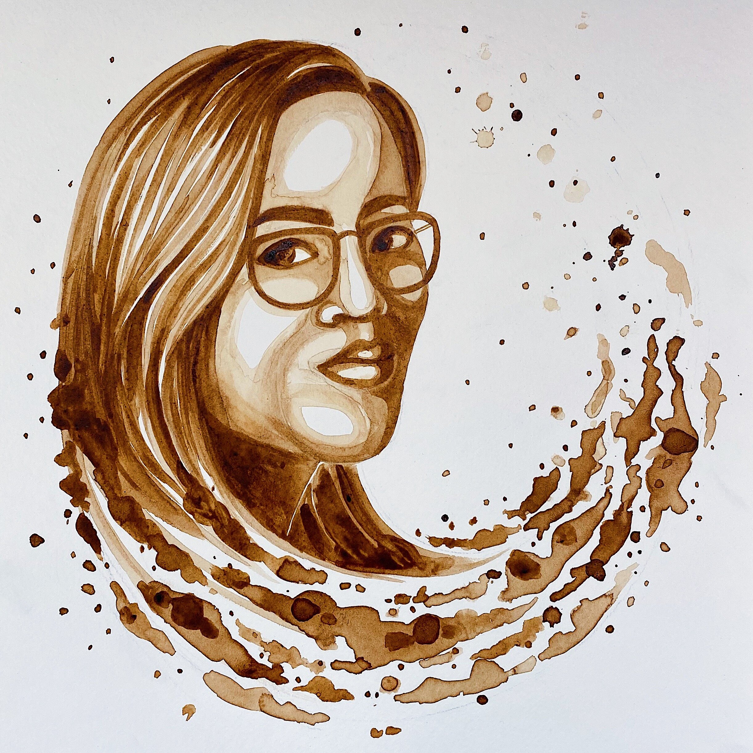 When You Spill Coffee on Your Painting