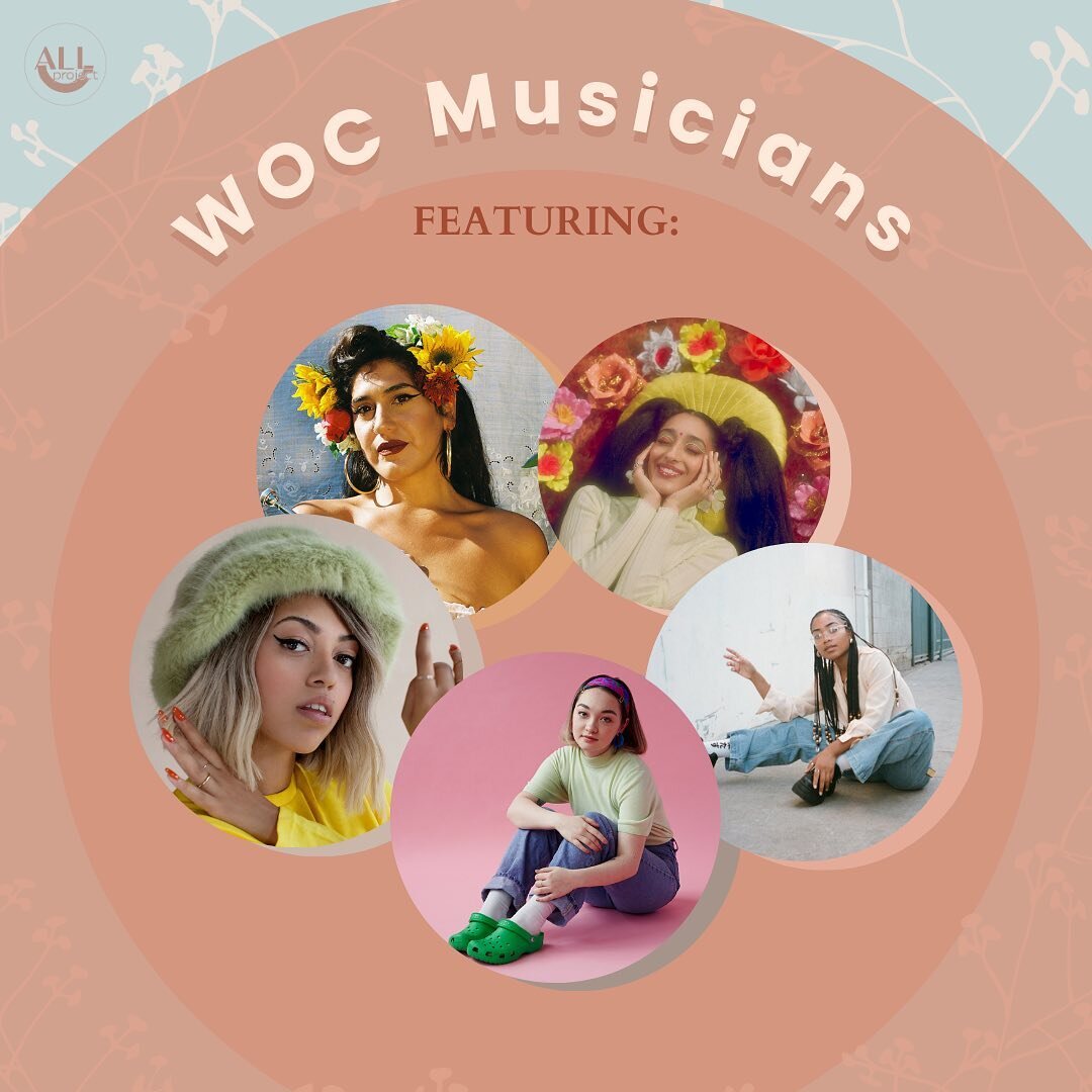 A great form of expression is through music, so let&rsquo;s take a look at some amazingly talented WOC Musicians! Who&rsquo;s your favorite musician? Share with us down below 💫 

Content: @charrlize 
Graphics: @tracynguuyen @anchnen @beanoblle