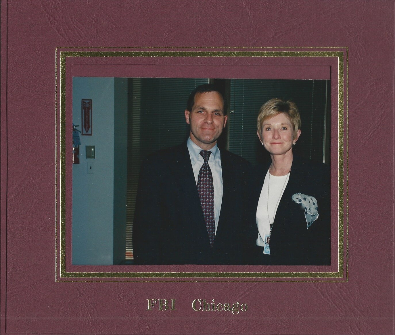  Elaine with FBI Director, Louis Freeh 