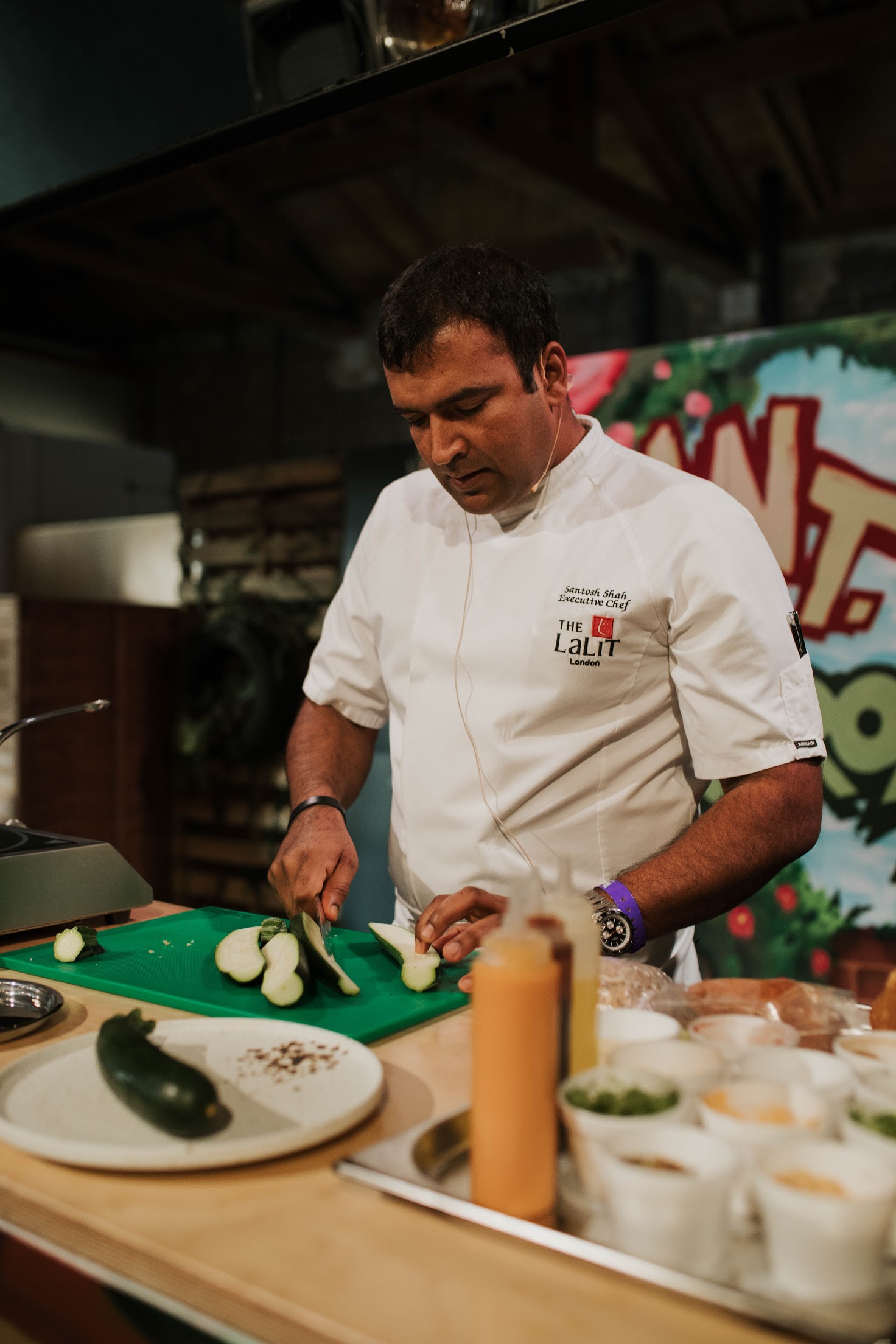 chef santosh shah taste of london..JPG