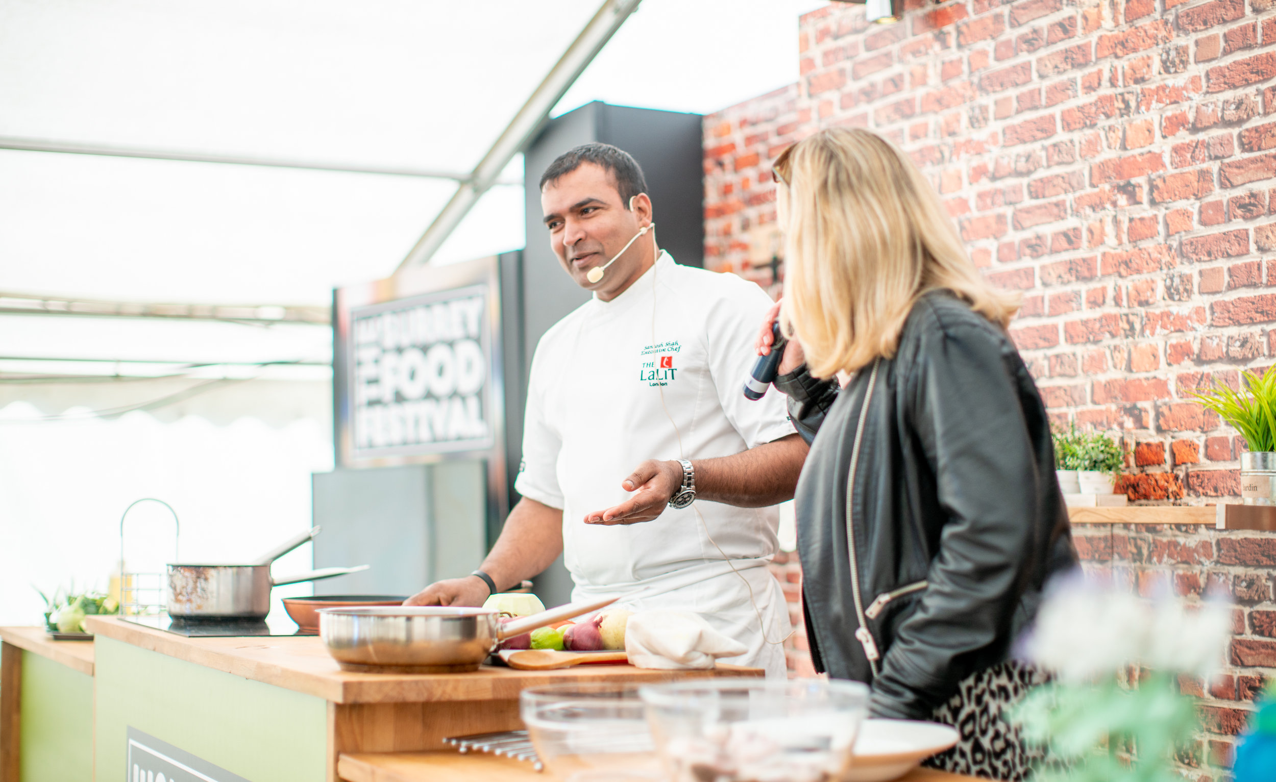 chef santosh shah kitchen demo.JPG