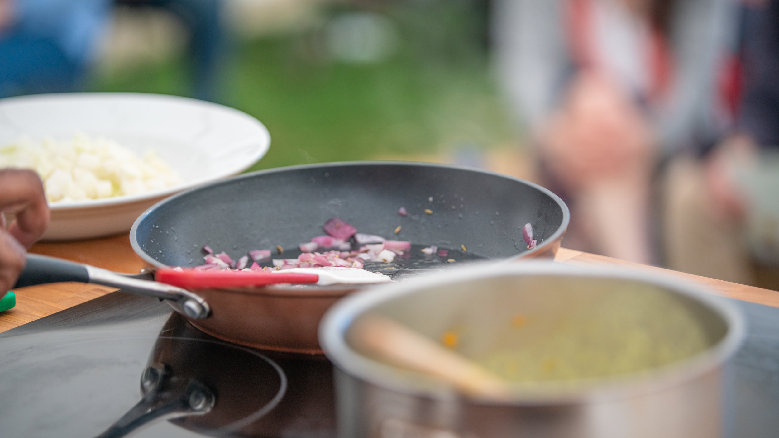 chef santosh shah surrey food festival kitchen demo london masterclass.JPG