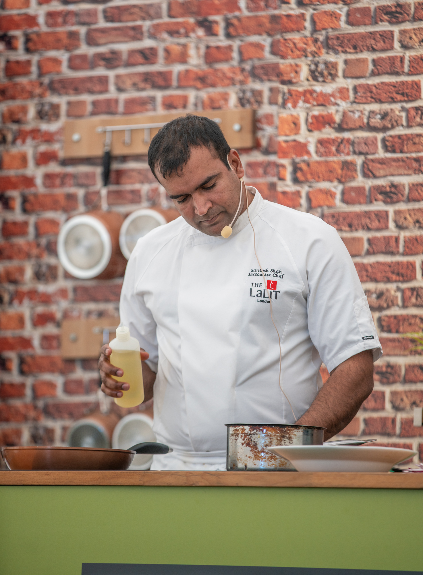 chef santosh shah surrey food festival kitchen demo uk.JPG