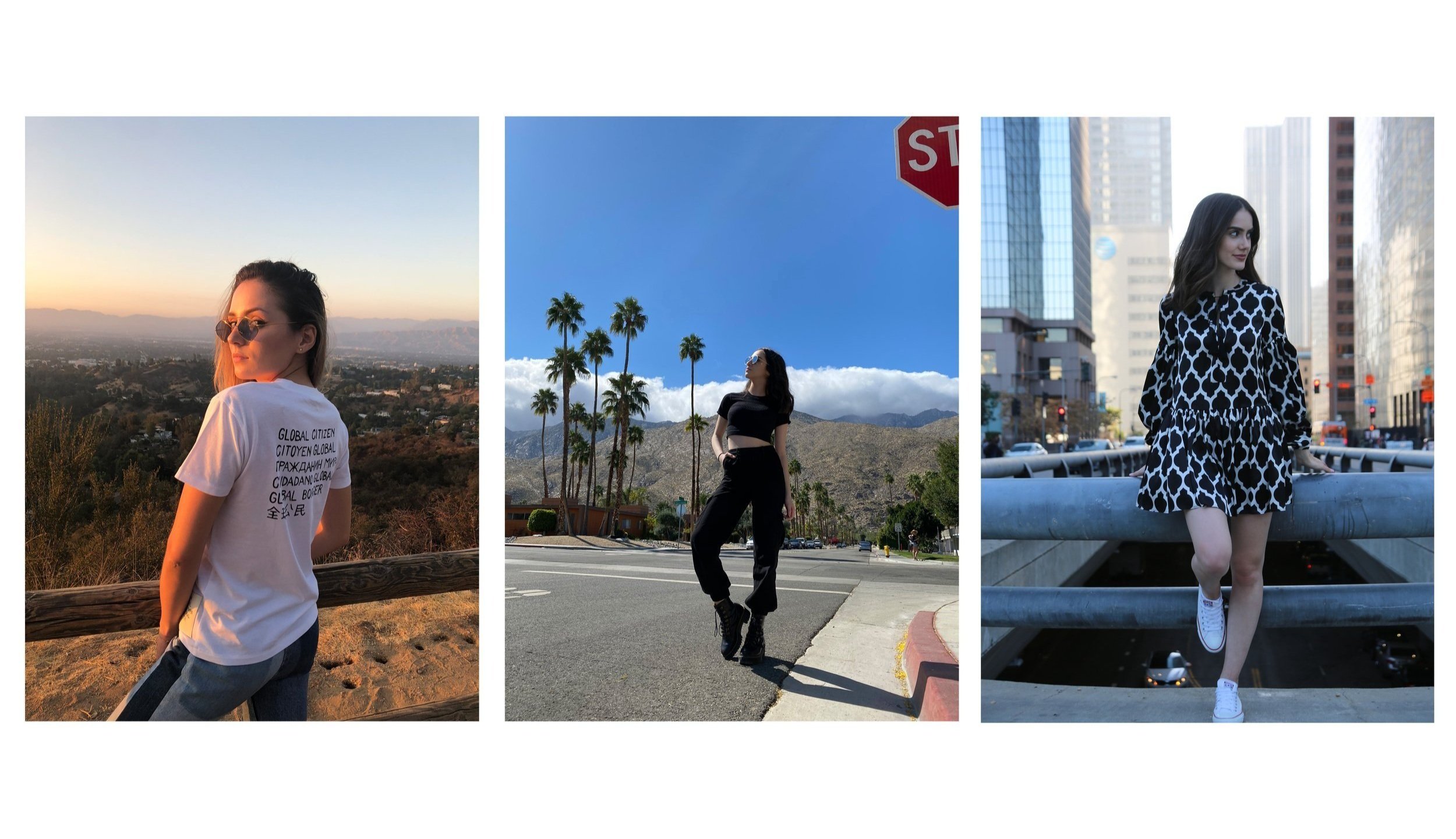 The available images of the Spring collection were limited, having been taken pre-pandemic on location in Los Angeles.