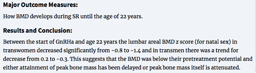 Bone Mass in Young Adulthood Following Gonadotropin, Klink et al. 2015