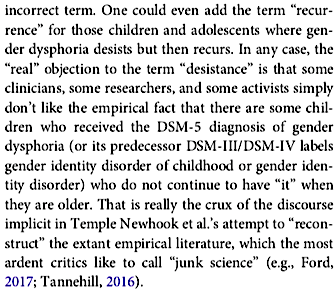 The myth of persistence, Zucker 2018