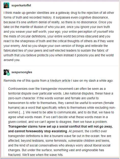 transgender social conflict