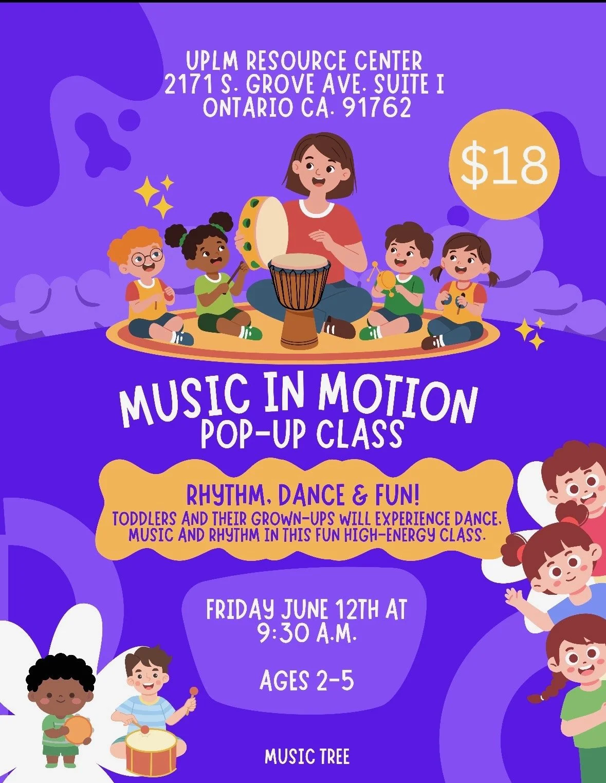 Music in Motion Pop-up Class