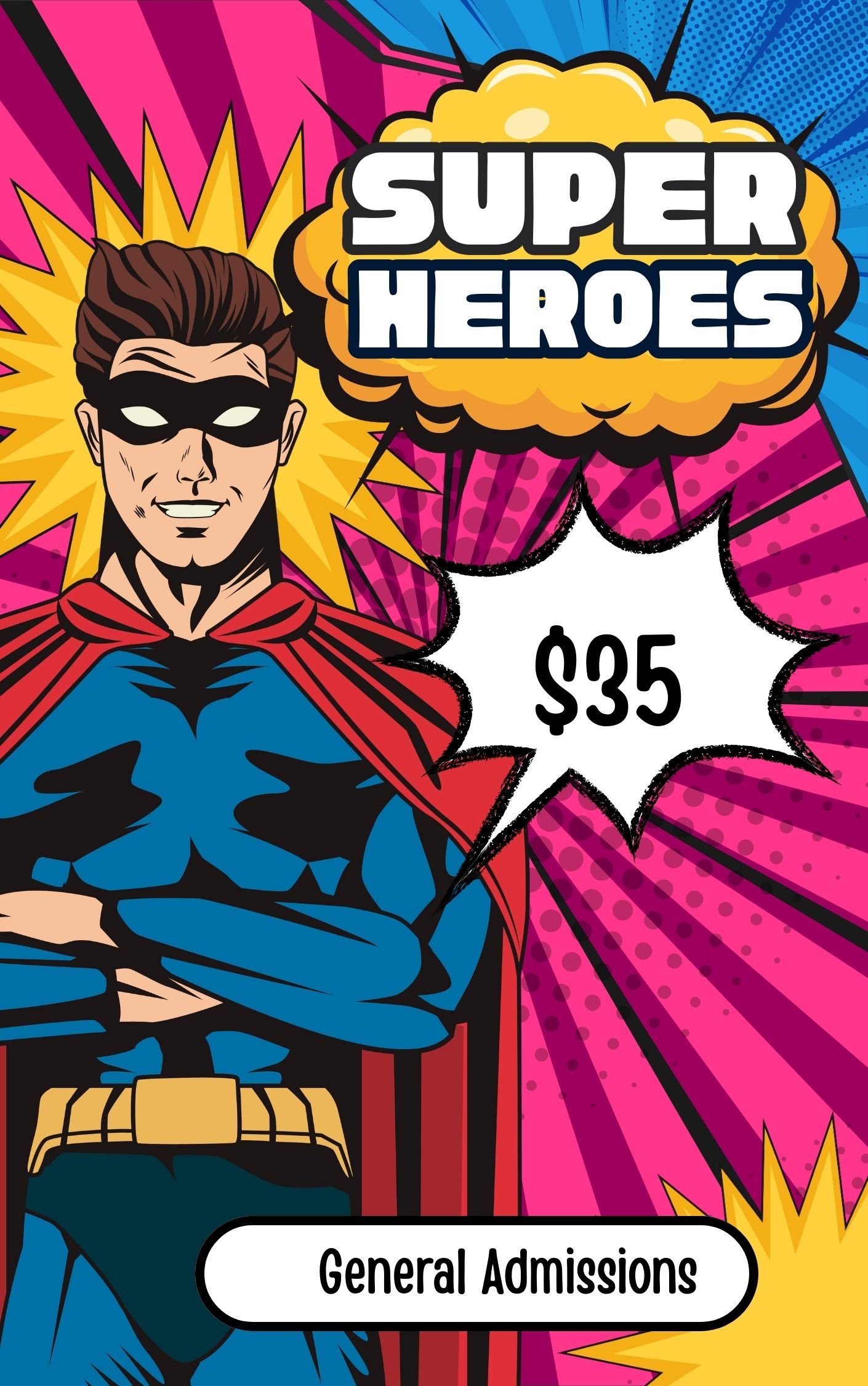 Pink And Blue Comic Retro Illustrative Super Hero Book Cover.jpg