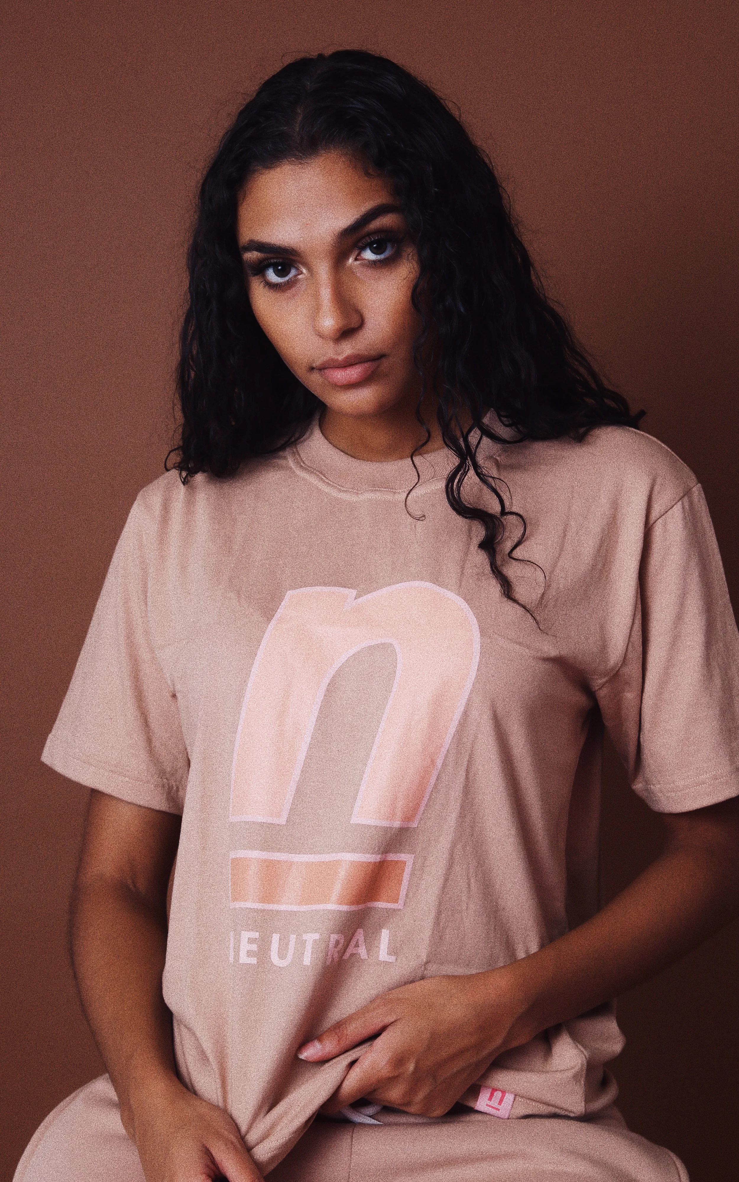 "N" Logo Tee (Salmon)