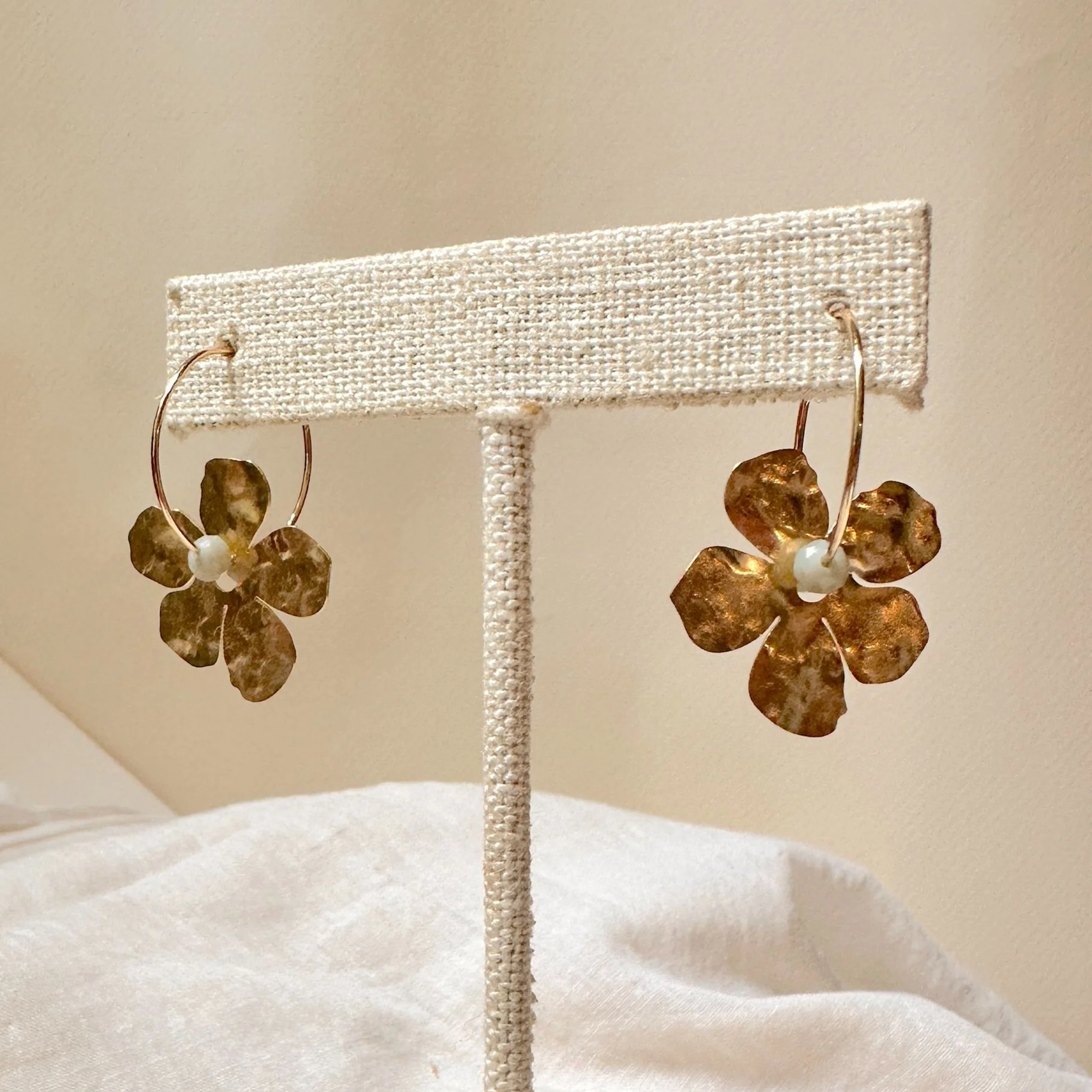 Brass Folded Earrings - Free Range & Feral