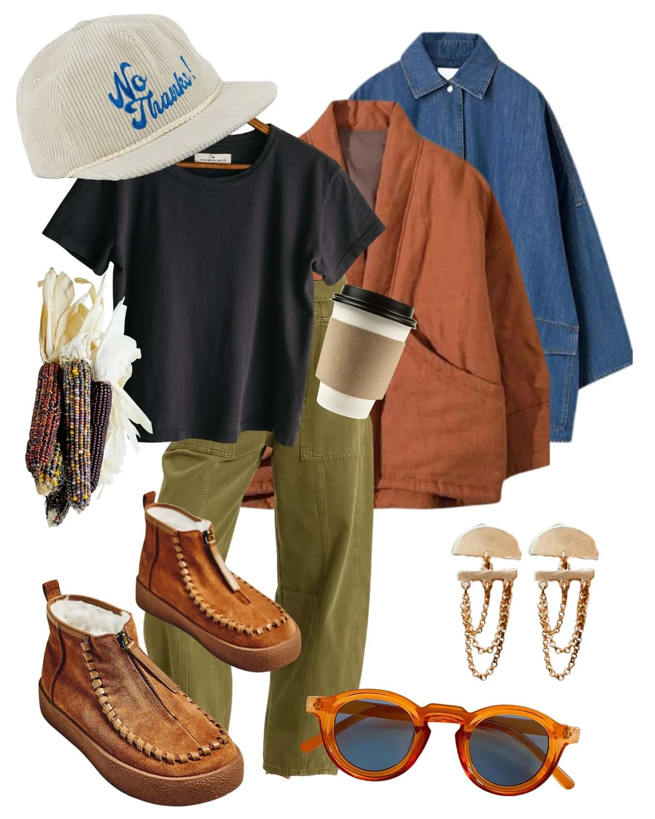 Grounded in earth tones, kissed by the sun. These earrings from the Fruit of the Sun collection are made to move with the rhythm of fall. Get yours at www.foundandferal.com