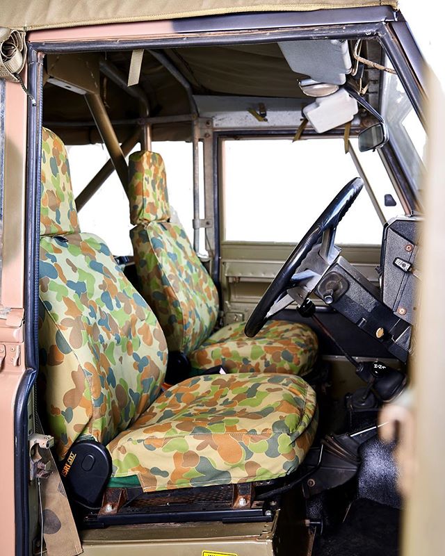Robco Seat Covers 🦎💺 Multiple colour options available 👌🏼 #australianmade #perentie #offroad #4x4 #camo #australia #robcoproducts #quality