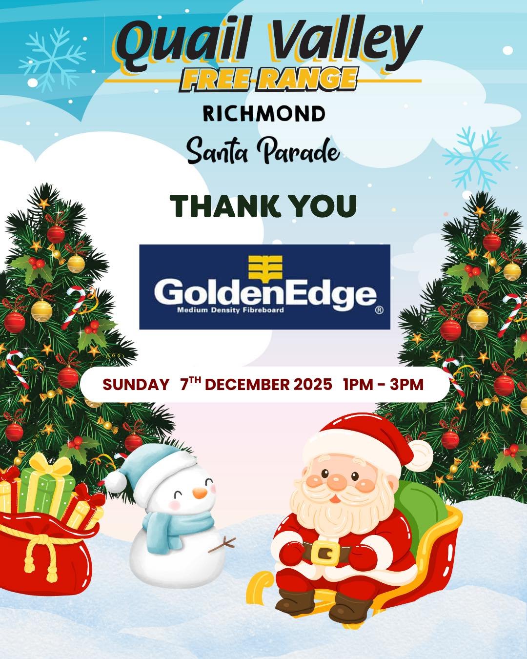 A huge shout out goes to nelsonpineindustries
We are extremely grateful for their continued support in making the Santa Parade a fun filled afternoon for the whole family!

Thank you, thank you, thank you!

Join us for this year's parade on Sunday 7t