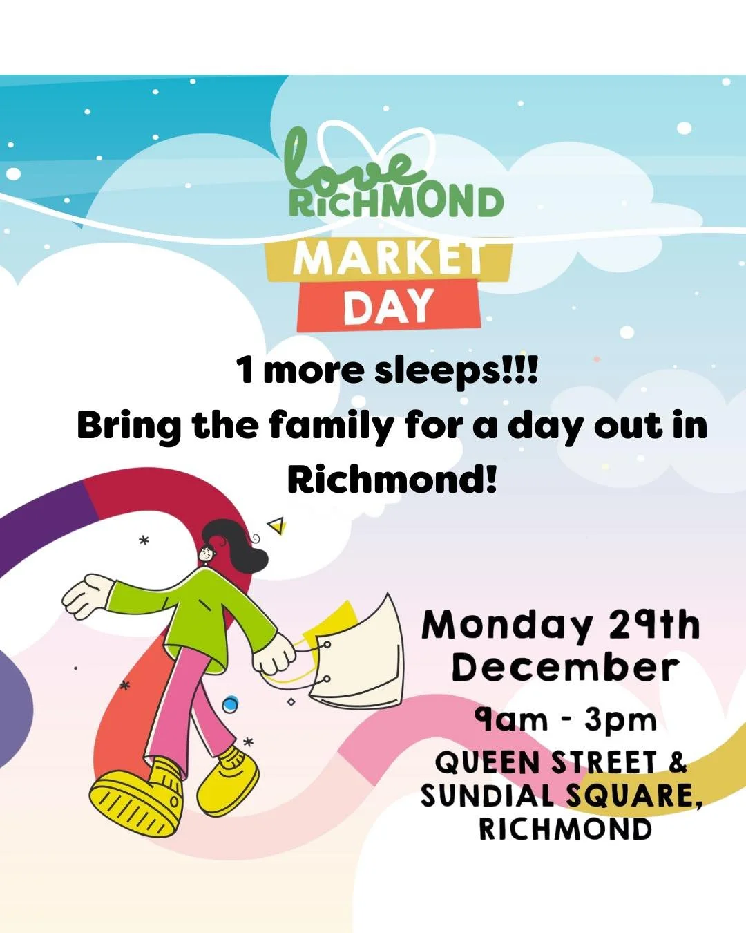 It's time for Market Day tomorrow and we're super excited to see you there! Rain or shine, we'll be there! 

Queen Street and Sundial Square, 9am till 3pm.

#loverichmond