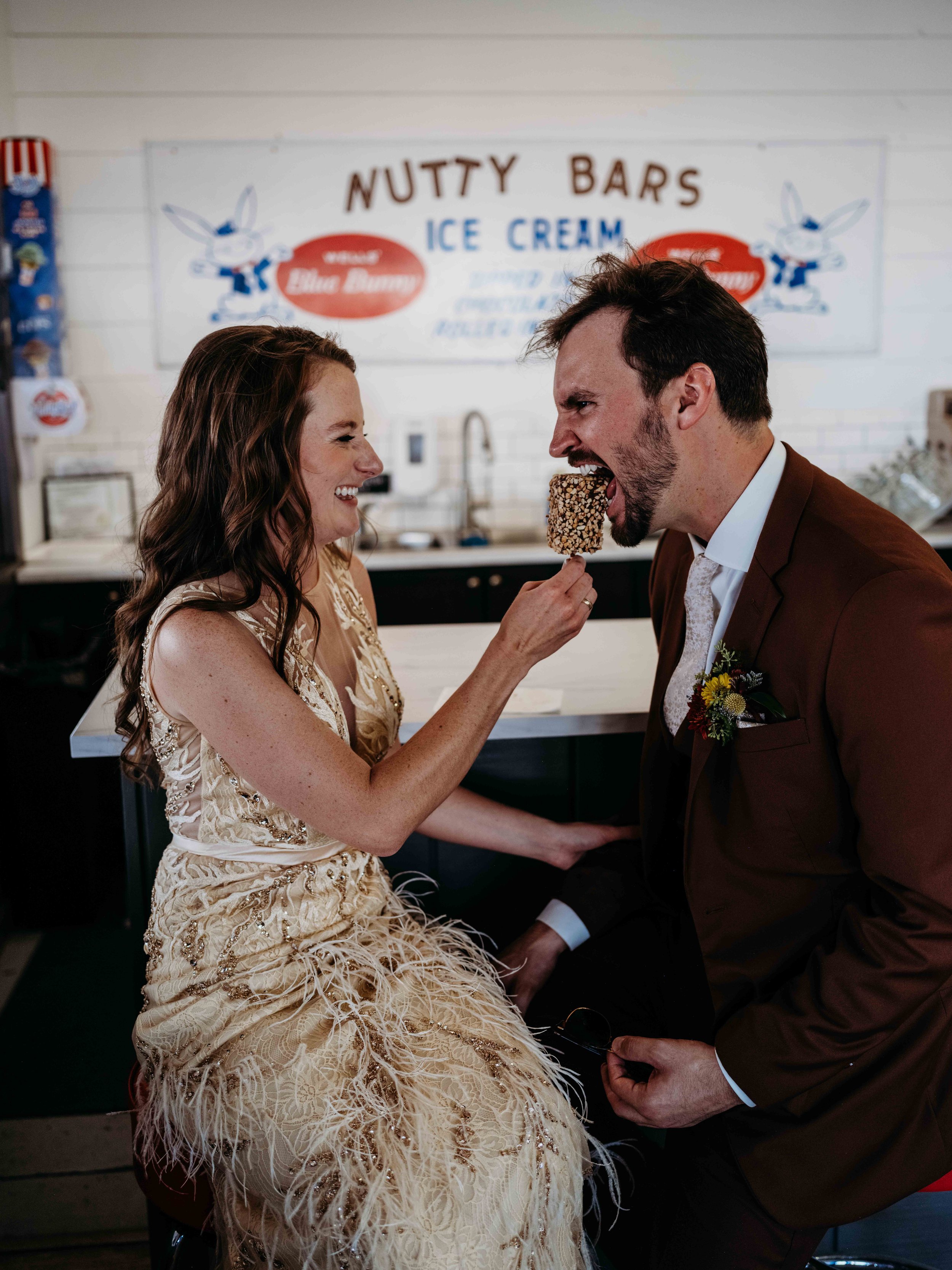 A nutty Bar for their Wedding in Okoboji