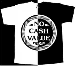 Arcade Token T-shirt for The Trilogy Tapes