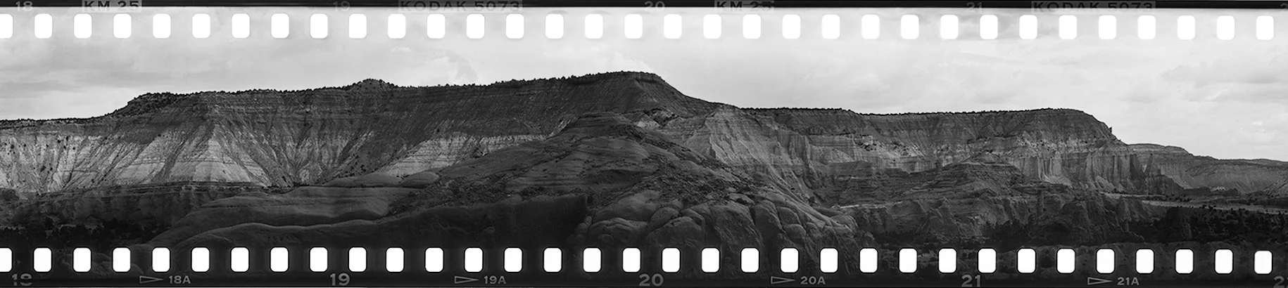 Panorama Trail (Detail) • 2016 • Kodachrome Basin State Park, UT • 35mm Kodachrome (Black & White Reversal)