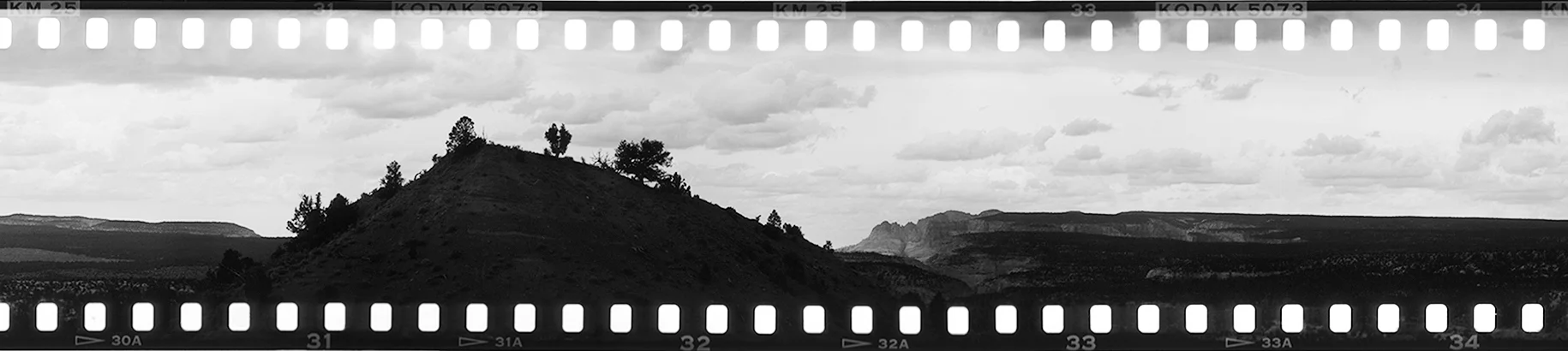 Panorama Trail (Detail) • 2016 • Kodachrome Basin State Park, UT • 35mm Kodachrome (Black & White Reversal)