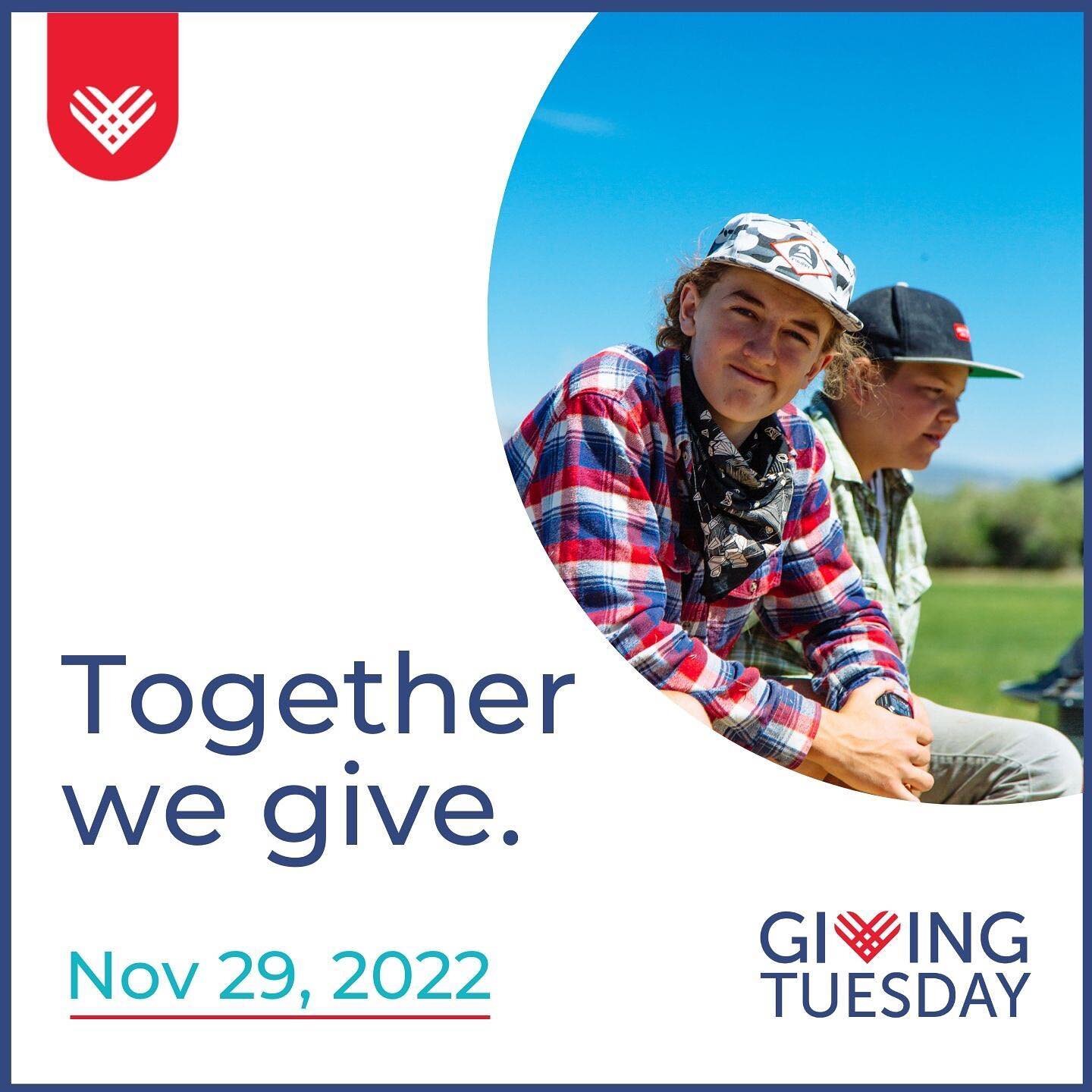 We are so grateful for the supporters that keep the Ranch running. Please consider joining us for Giving Tuesday in just a few days.