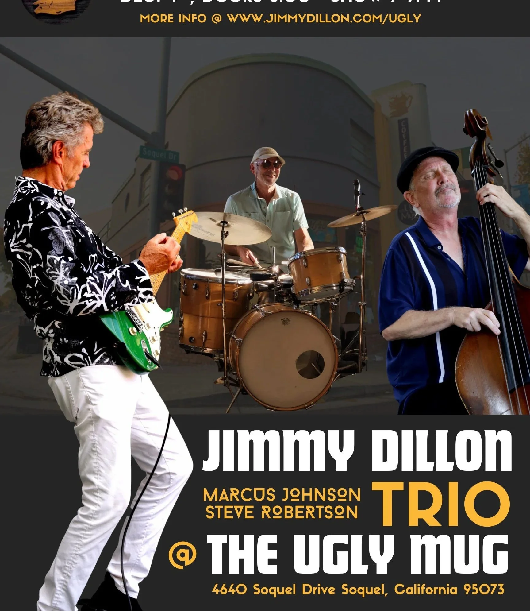 Jimmy Dillon·Marcus Johnson·Steve Robertson · Sun 11/2, 6p, $20