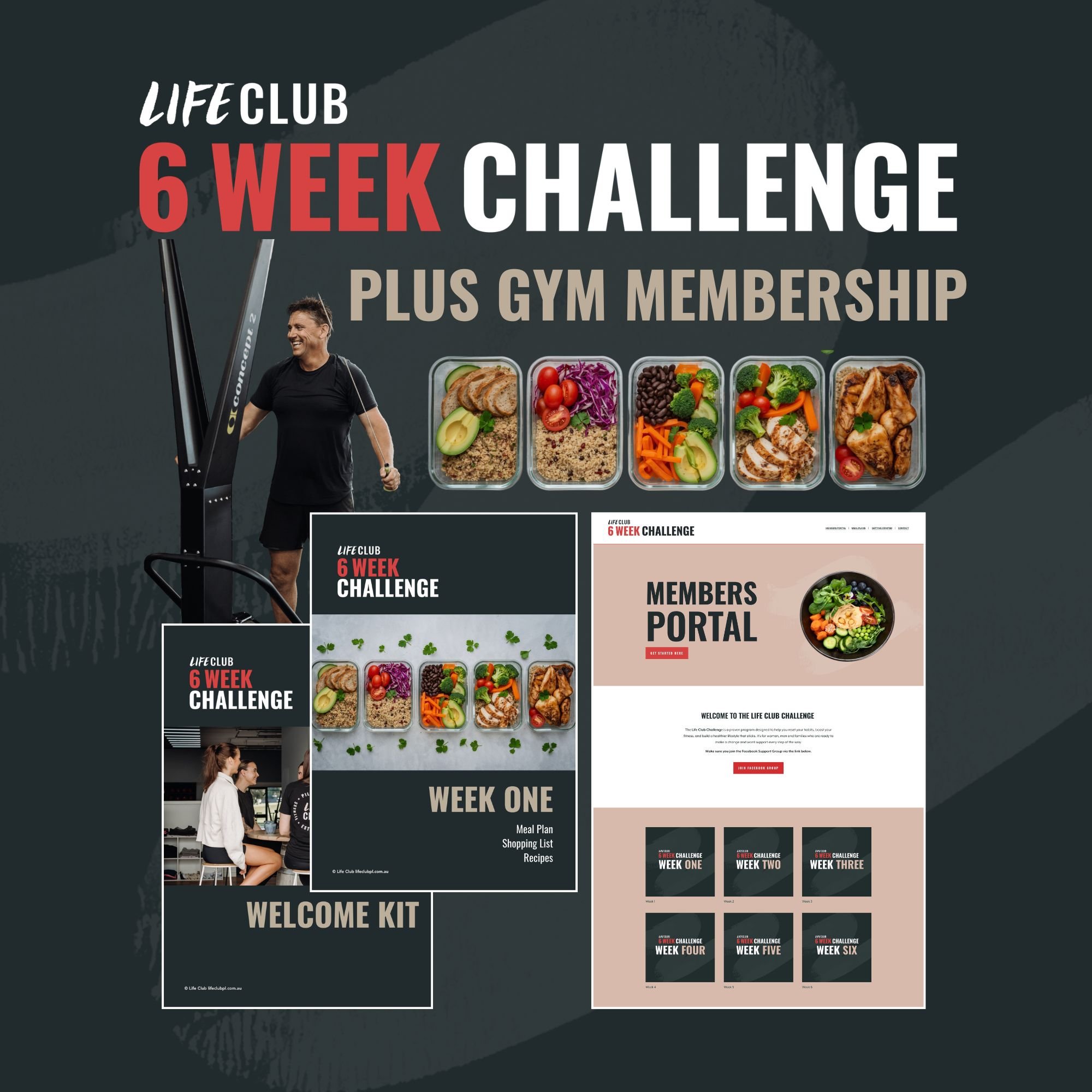 The Life Club 6 Week Challenge + Gym Membership