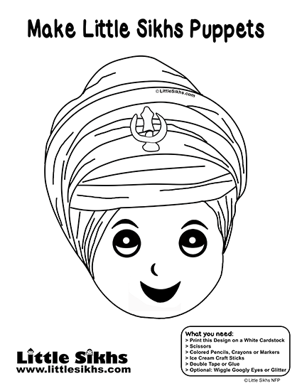 Little Sikhs Puppet (Singh)