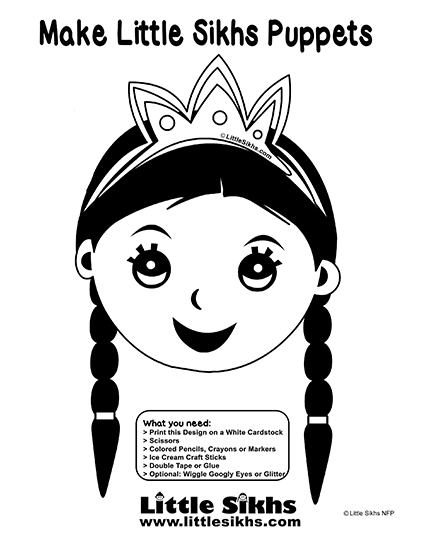 Little Sikhs Puppet (Little Kaur)