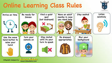 Online Learning Class Rules (Age:11 to 17)