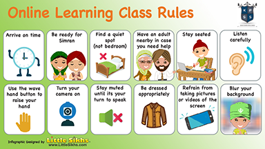Online Learning Class Rules (Age:5 to 10)