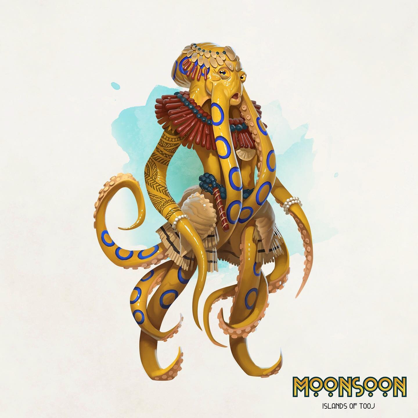 Ranys the Ouqdar wishes you a wonderful week! 

Ouqdars are one of the playable ancestries in Moonsoon, an upcoming campaign setting for 5e. 🐙 

Art by Eric Belisle @erbelisle 

#moonsoontooj #dnd #fantasy #rpgsea #artwork #fantasy #ttrpg