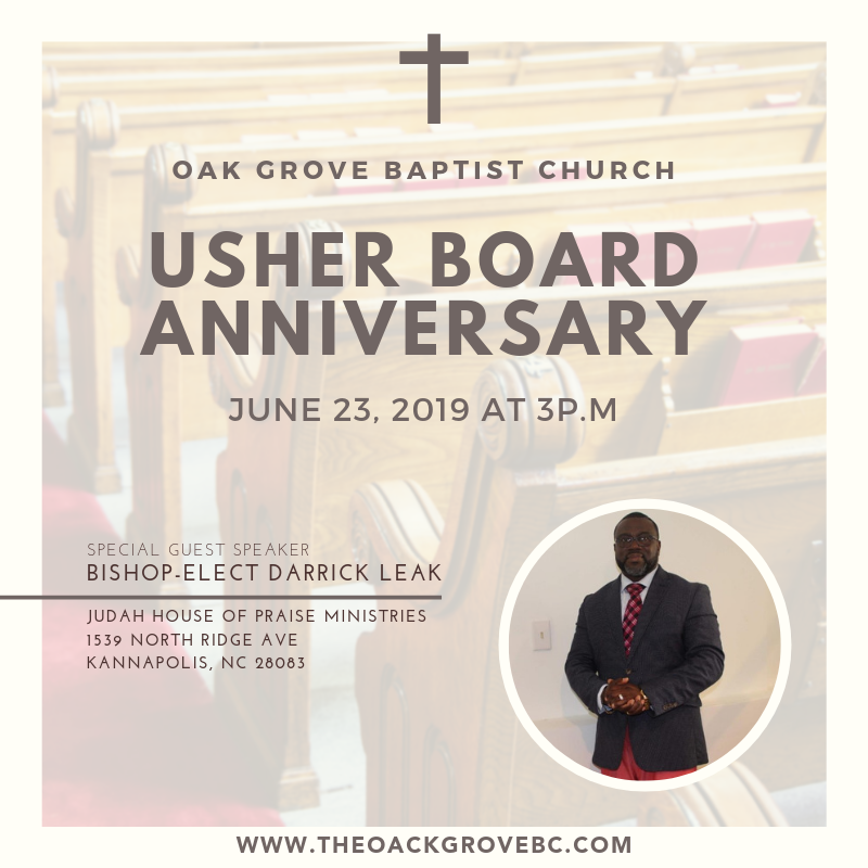 Usher Board Anniversary 2019