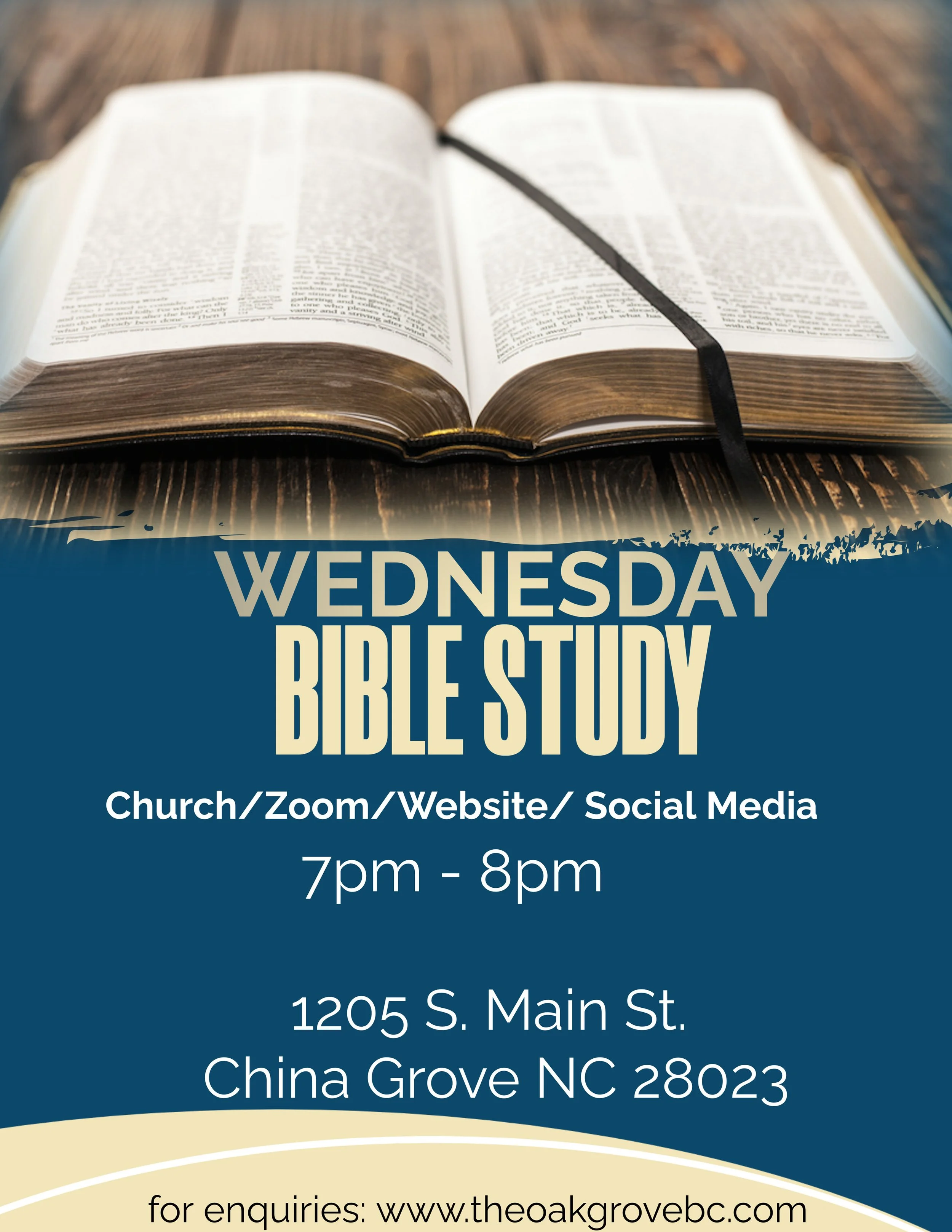 Wednesday Night Bible Study