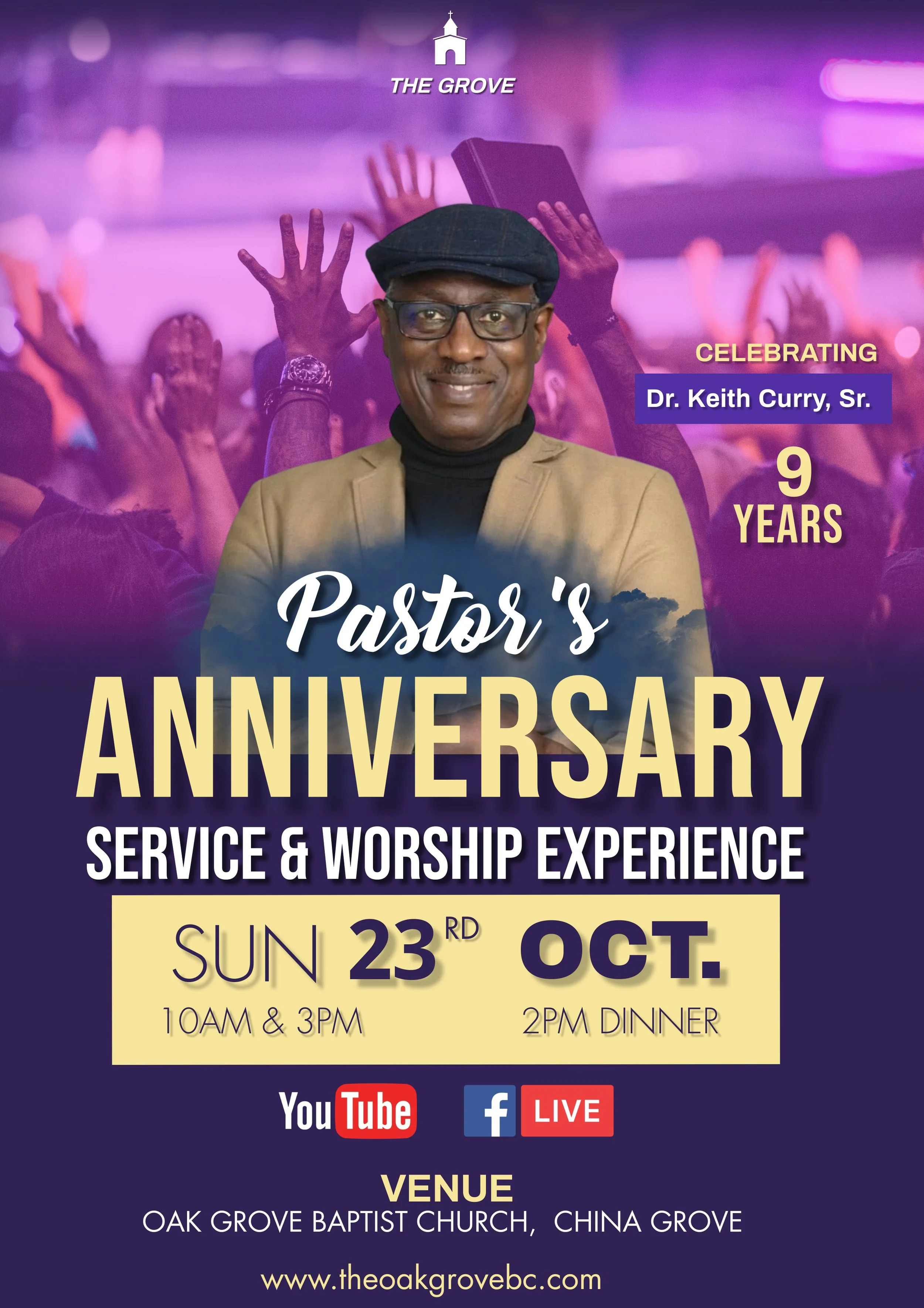 Pastor's Anniversary "Rev. Dr. Keith Curry, Sr."