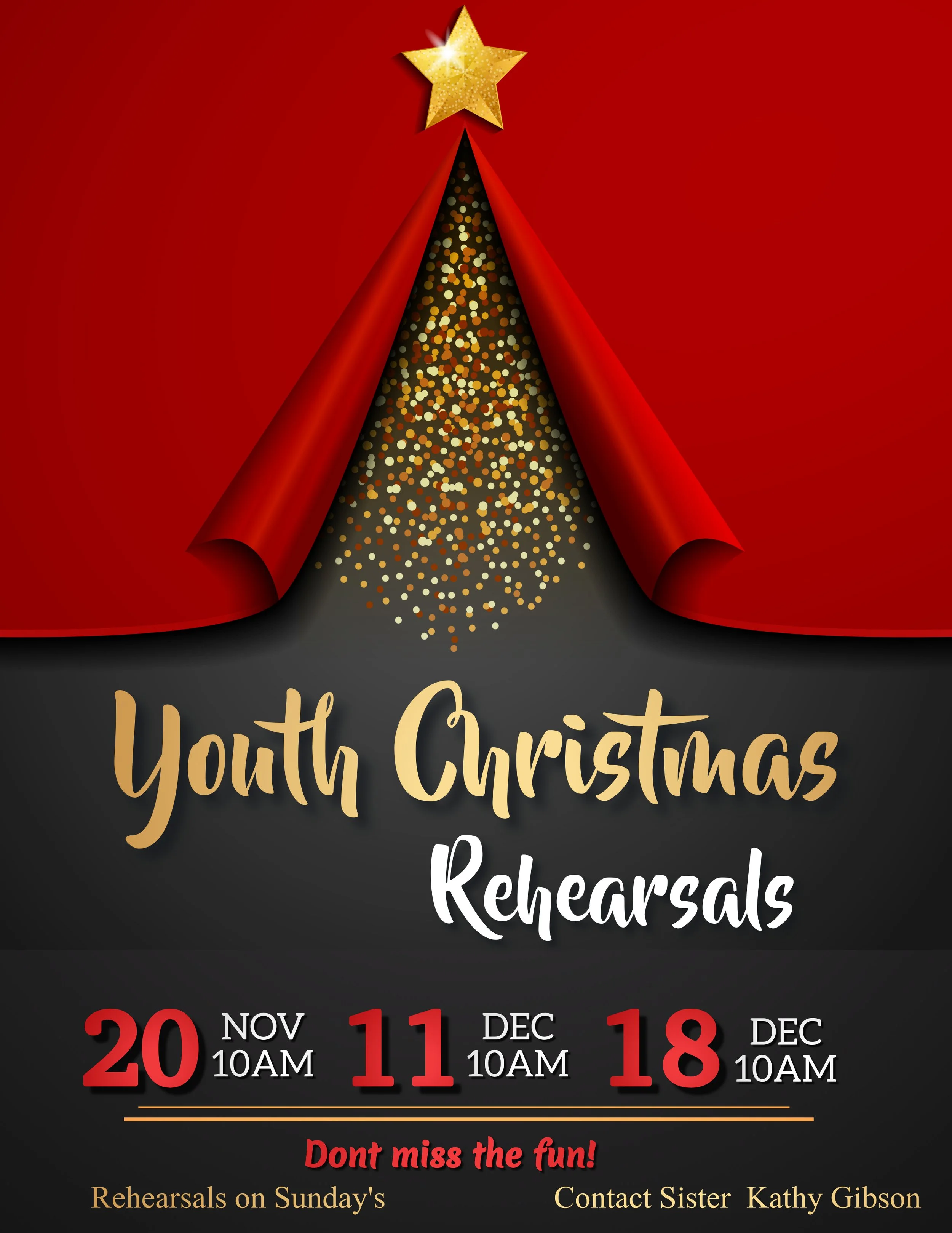 Youth Christmas Rehearsals