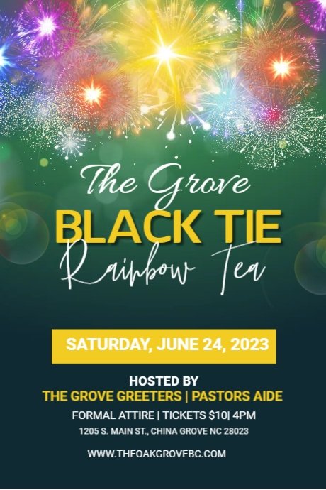 Black Tie Rainbow Tea