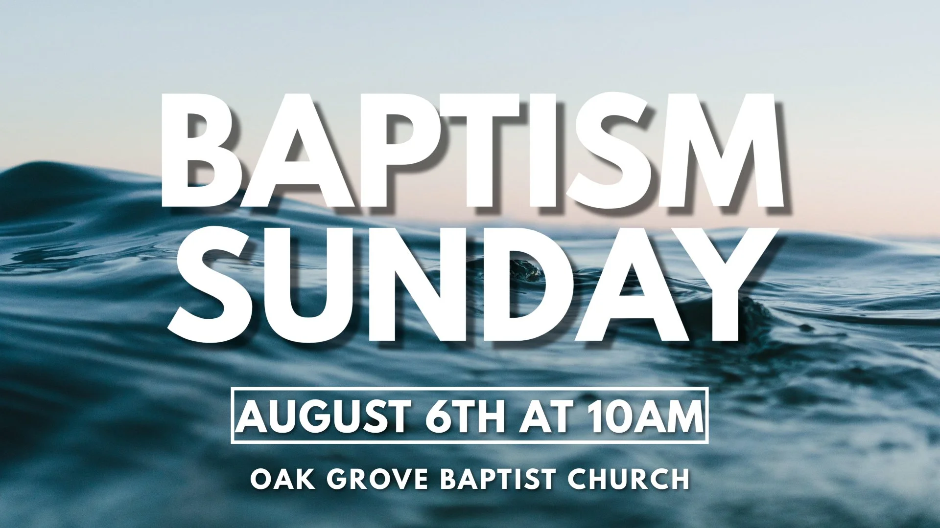 Baptism at The Grove